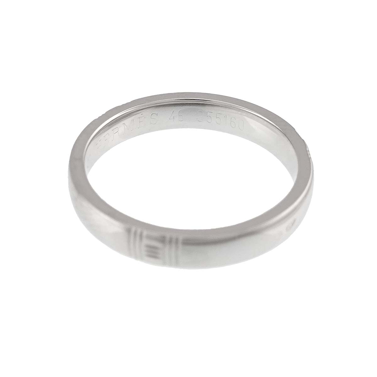 Hercules Ring 18K White Gold 750 Size46 3.75(US)