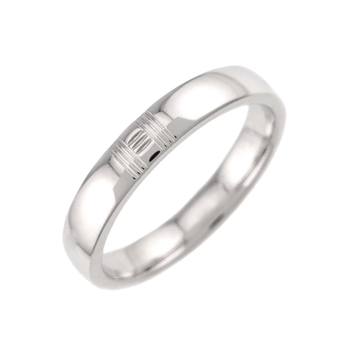 Hercules Ring 18K White Gold 750 Size46 3.75(US)