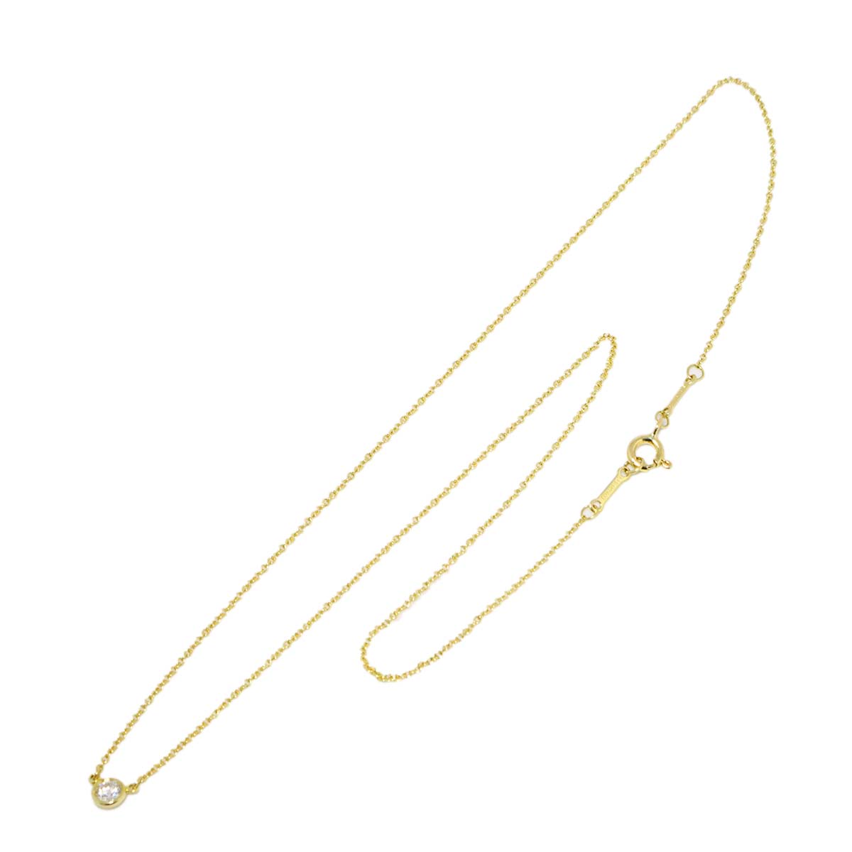 By The Yard Diamond 1P Necklace 18K Yellow Gold 750