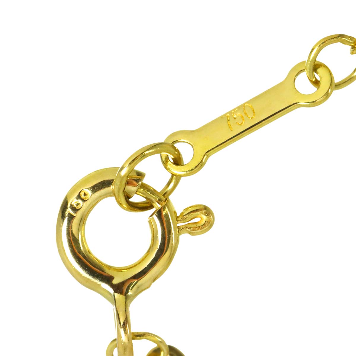 By The Yard Diamond 1P Necklace 18K Yellow Gold 750