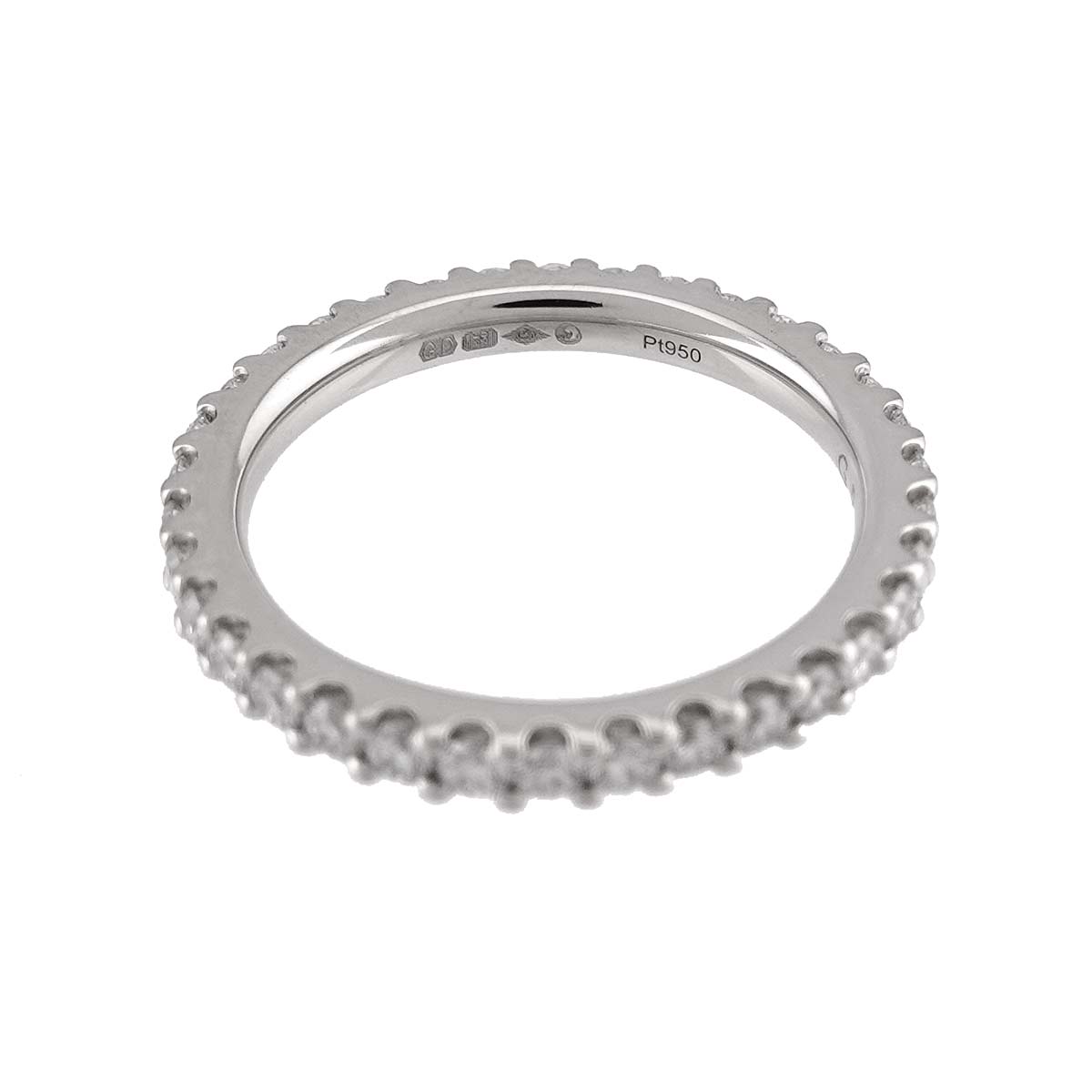 Diamond Ring Pt Platinum Size5-5.25(US)