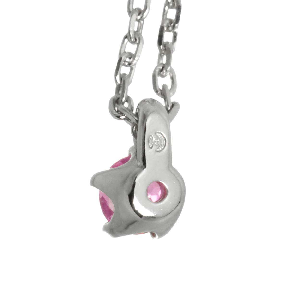 Tourmaline Necklace 18K WG White Gold 750