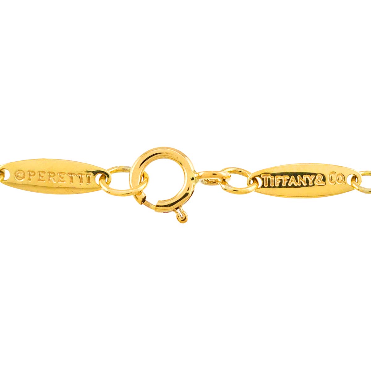 Open Heart Necklace 18K Yellow Gold 750