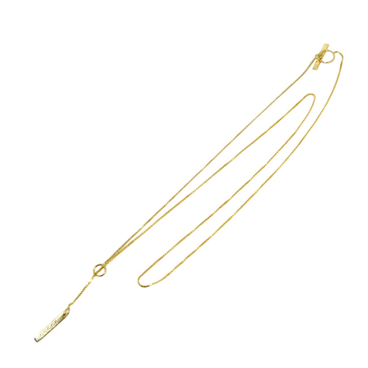 Lariat Necklace Bracelet 18K Yellow Gold 750