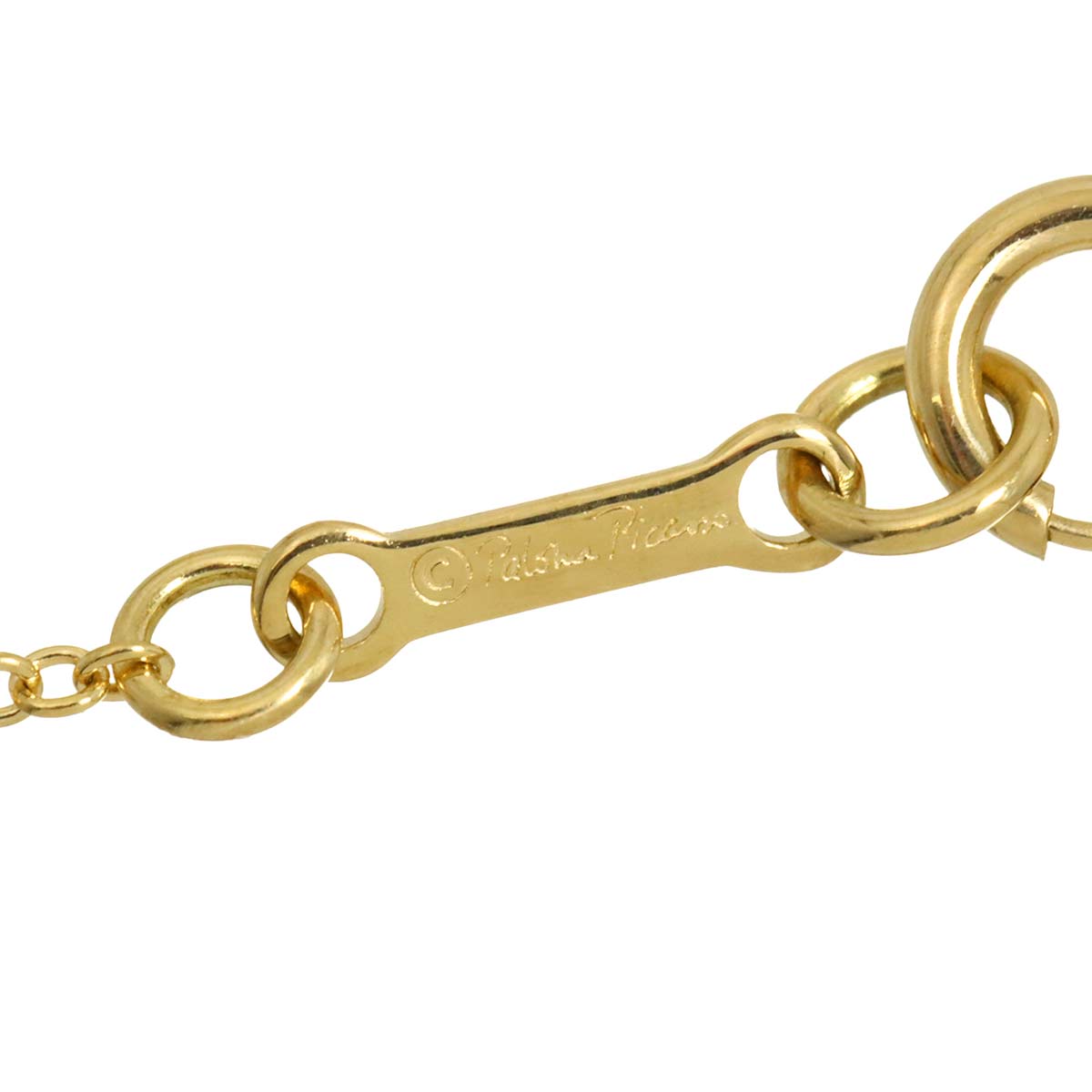 Leaf Motif Necklace 18K Yellow Gold 750