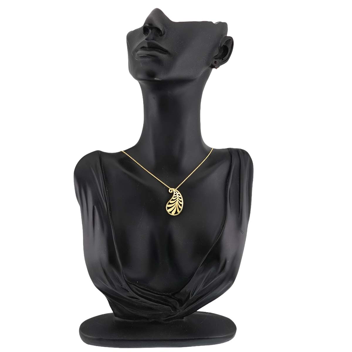 Leaf Motif Necklace 18K Yellow Gold 750