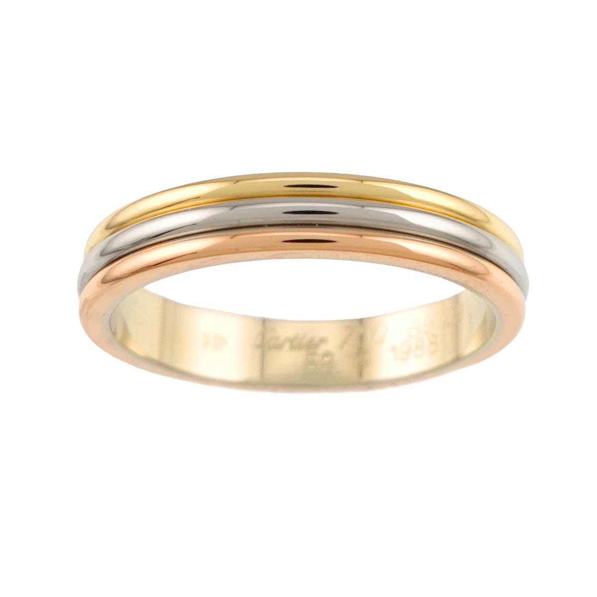 Vendome Ring 18K YG WG PG 750 size59 8.25-8.75(US)