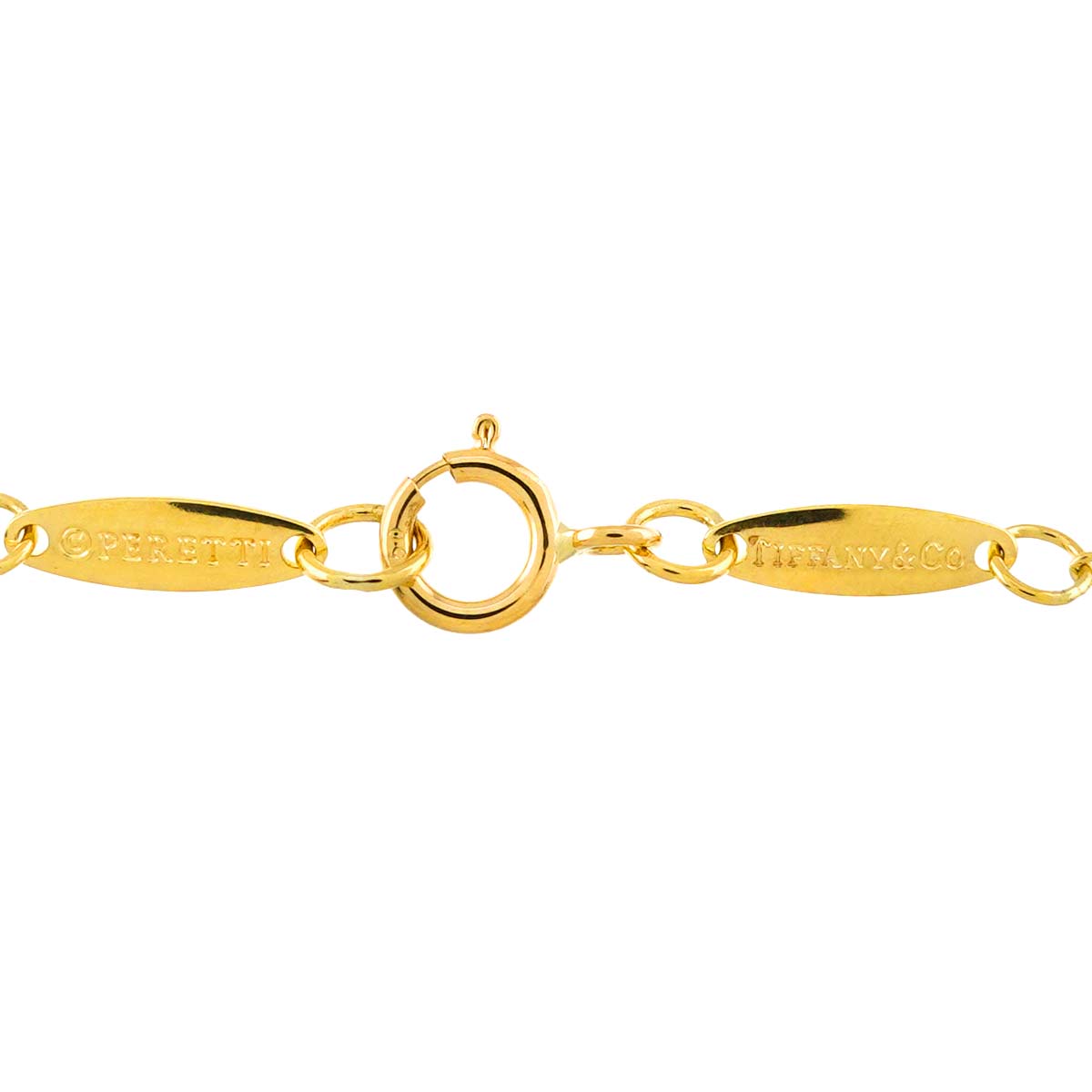 Open Heart Necklace 18K Yellow Gold 750