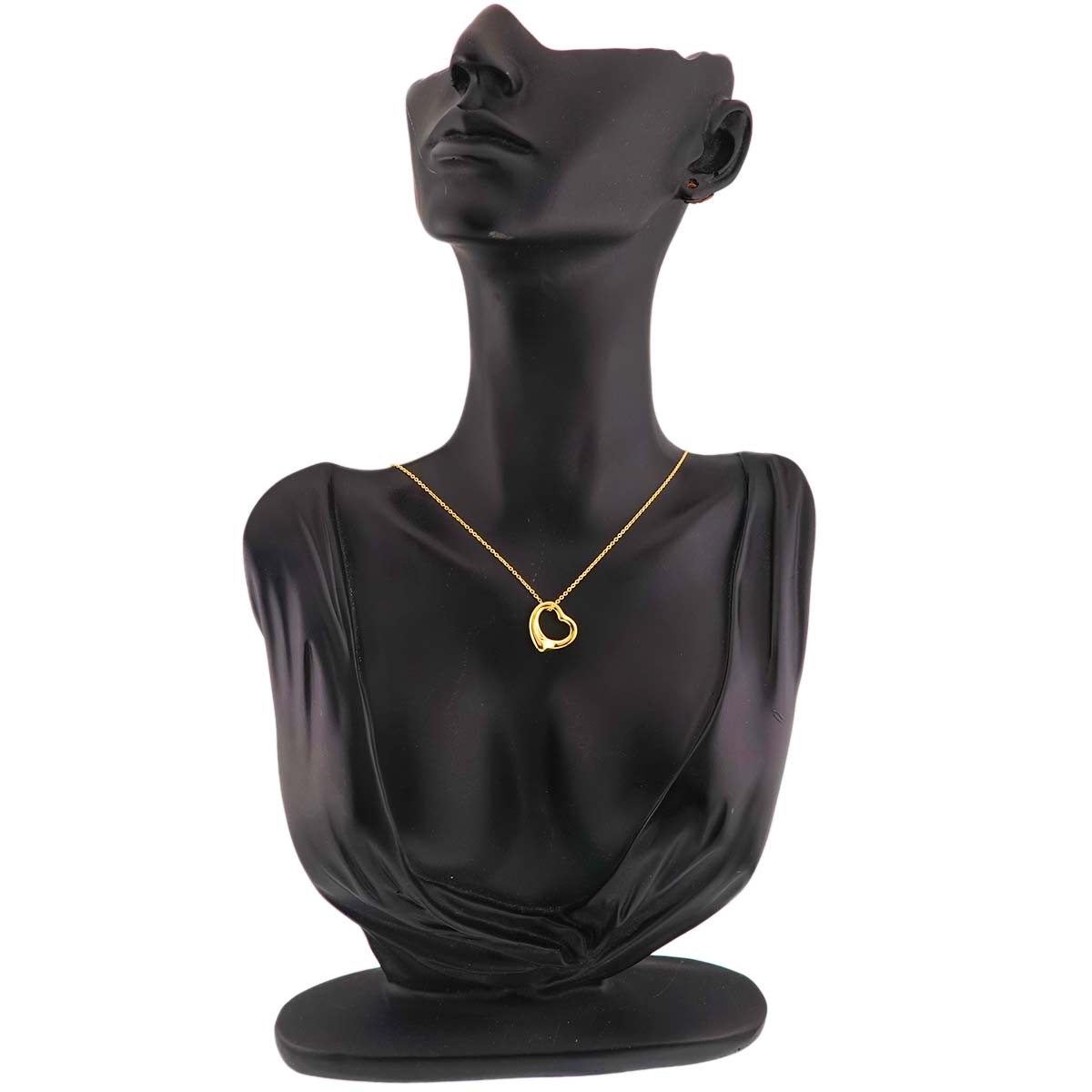 Open Heart Necklace 18K Yellow Gold 750