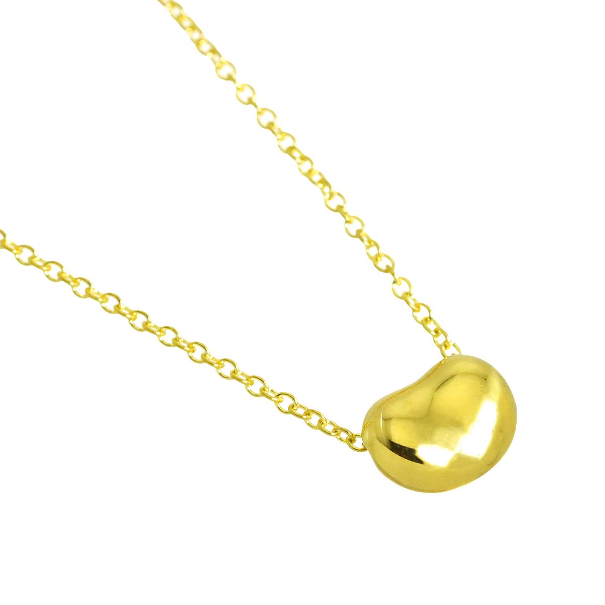 Bean Necklace 18K Yellow Gold 750