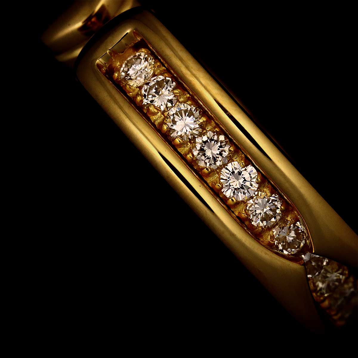 B-ZERO1 Diamond Earring Clip on 18K YG 750 One Piece only