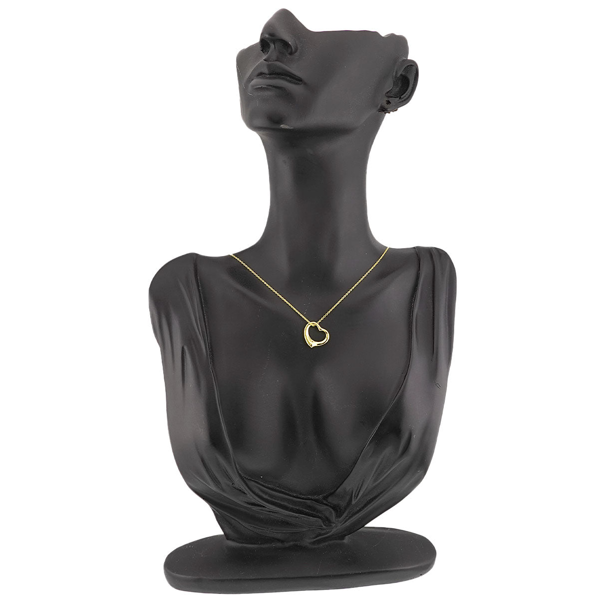Open Heart Necklace 18K Yellow Gold 750