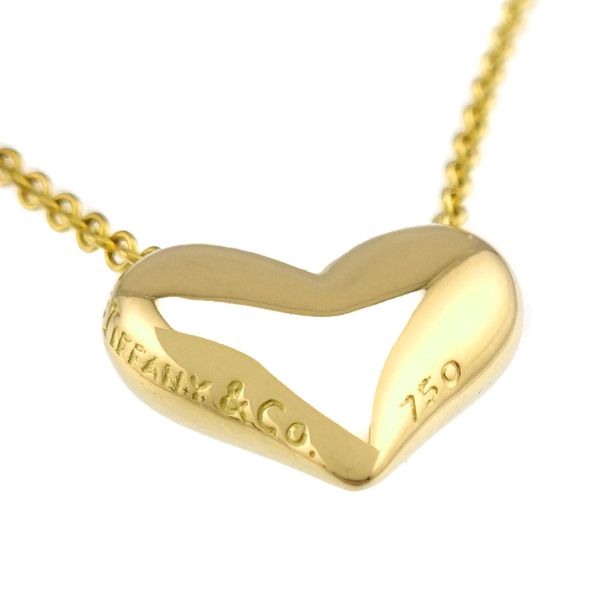 Heart Necklace 18K Yellow Gold 750