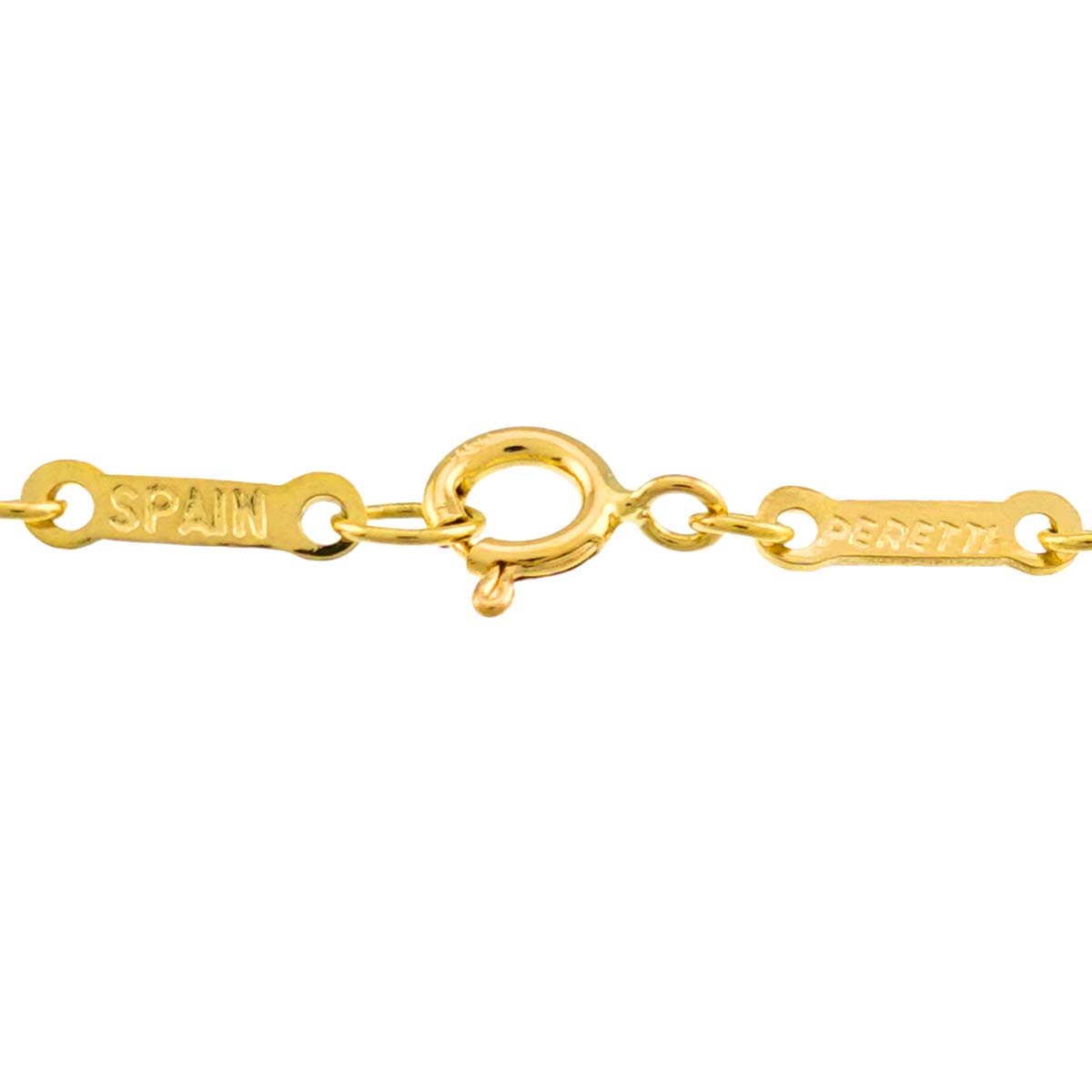 Open Heart Necklace 18K Yellow Gold 750