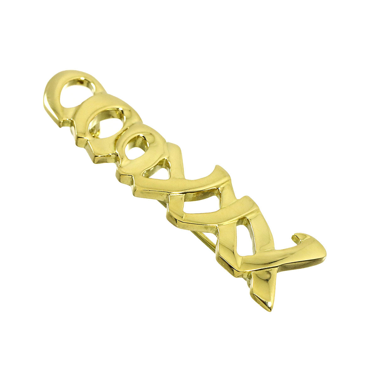 Love and Kisses Brooch 18K Yellow Gold 750