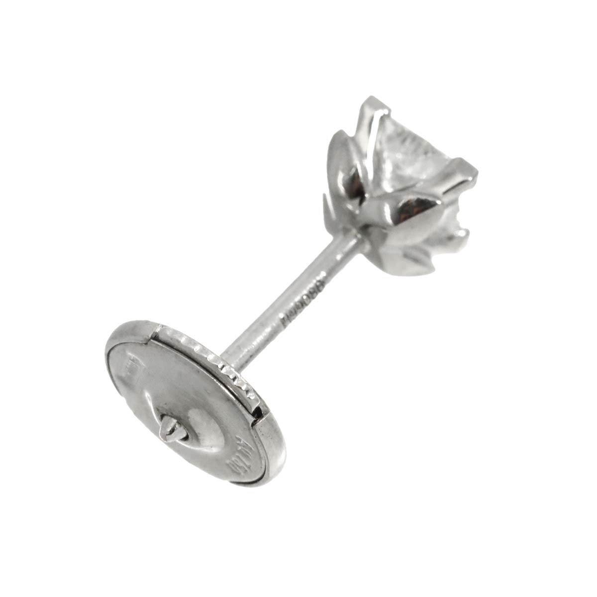 Diamond Earring Pierced 18K WG One Piece only