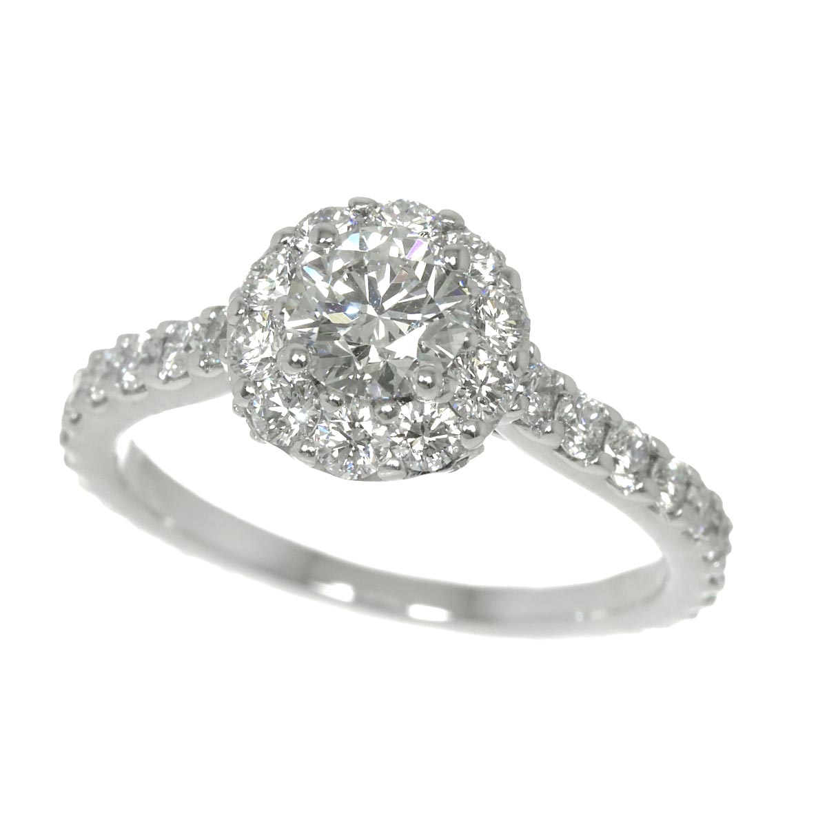 Icon Diamond 0.50ct F/VVS2/EX Ring 18K WG 750 4.75-5(US)
