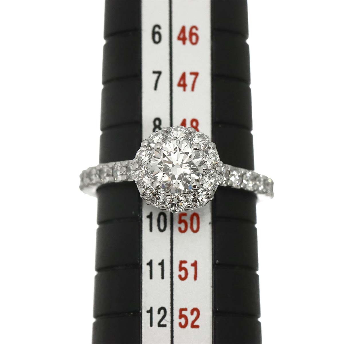 Icon Diamond 0.50ct F/VVS2/EX Ring 18K WG 750 4.75-5(US)