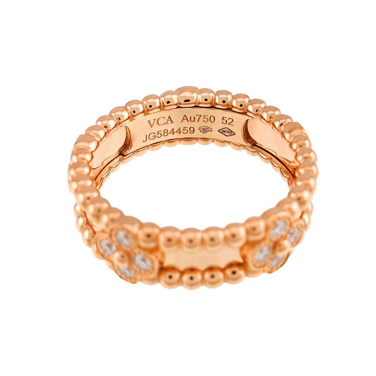 Perlee Ring 18K PG 750 size52 6-6.25(US)
