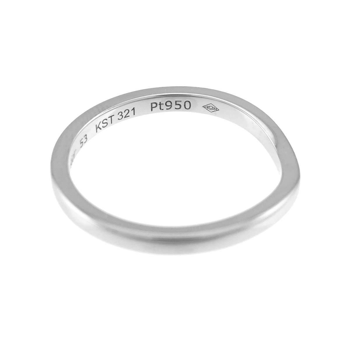 Ballerine Ring Pt Platinum size53 6.25-6.5(US)