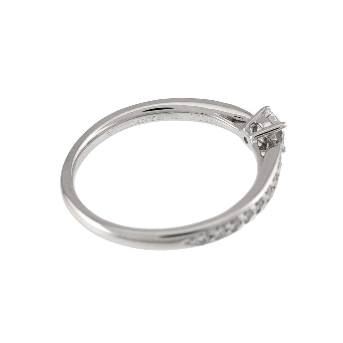 Harmony Ring Diamond 0.22ct Pt Platinum size4.5(US)