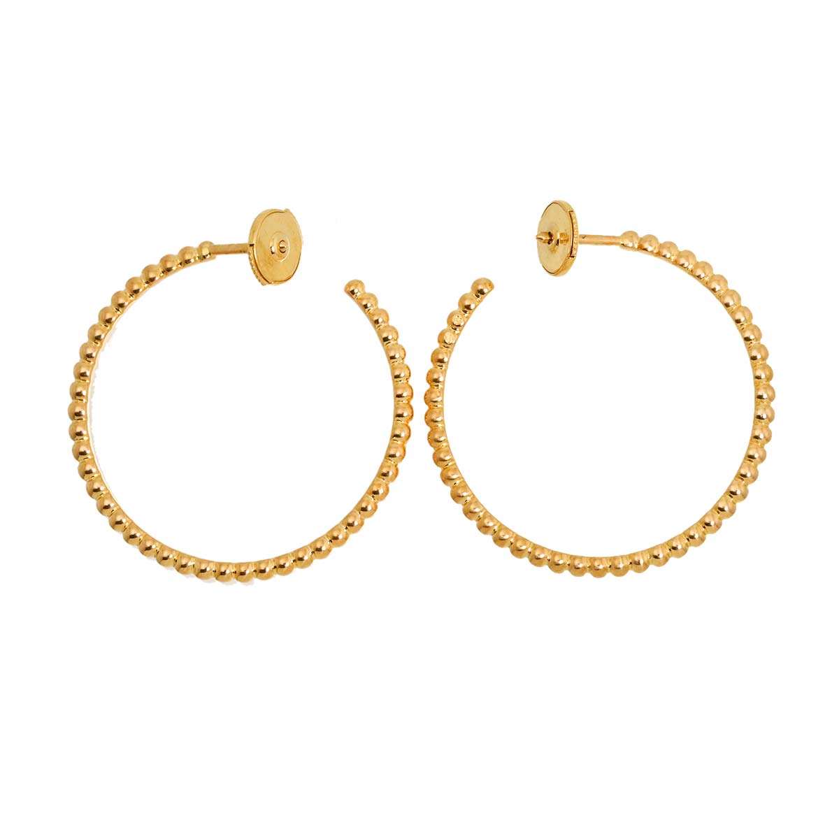 Perlee Hoop SM Earrings Pierced 18K Pink Gold 750