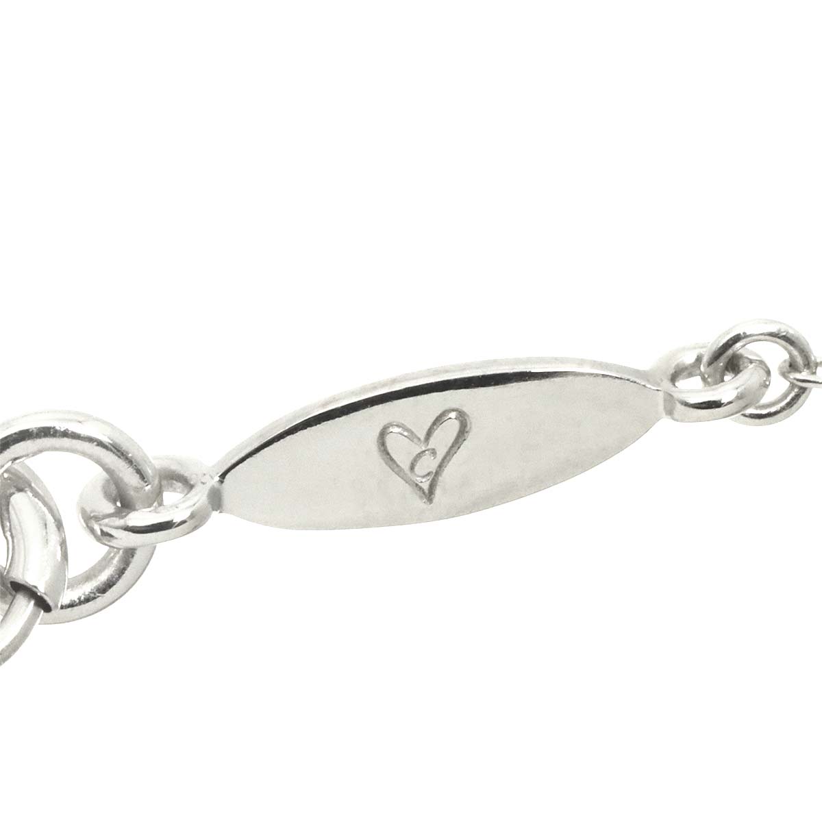 Diamond 0.01ct Necklace 18K White Gold 750
