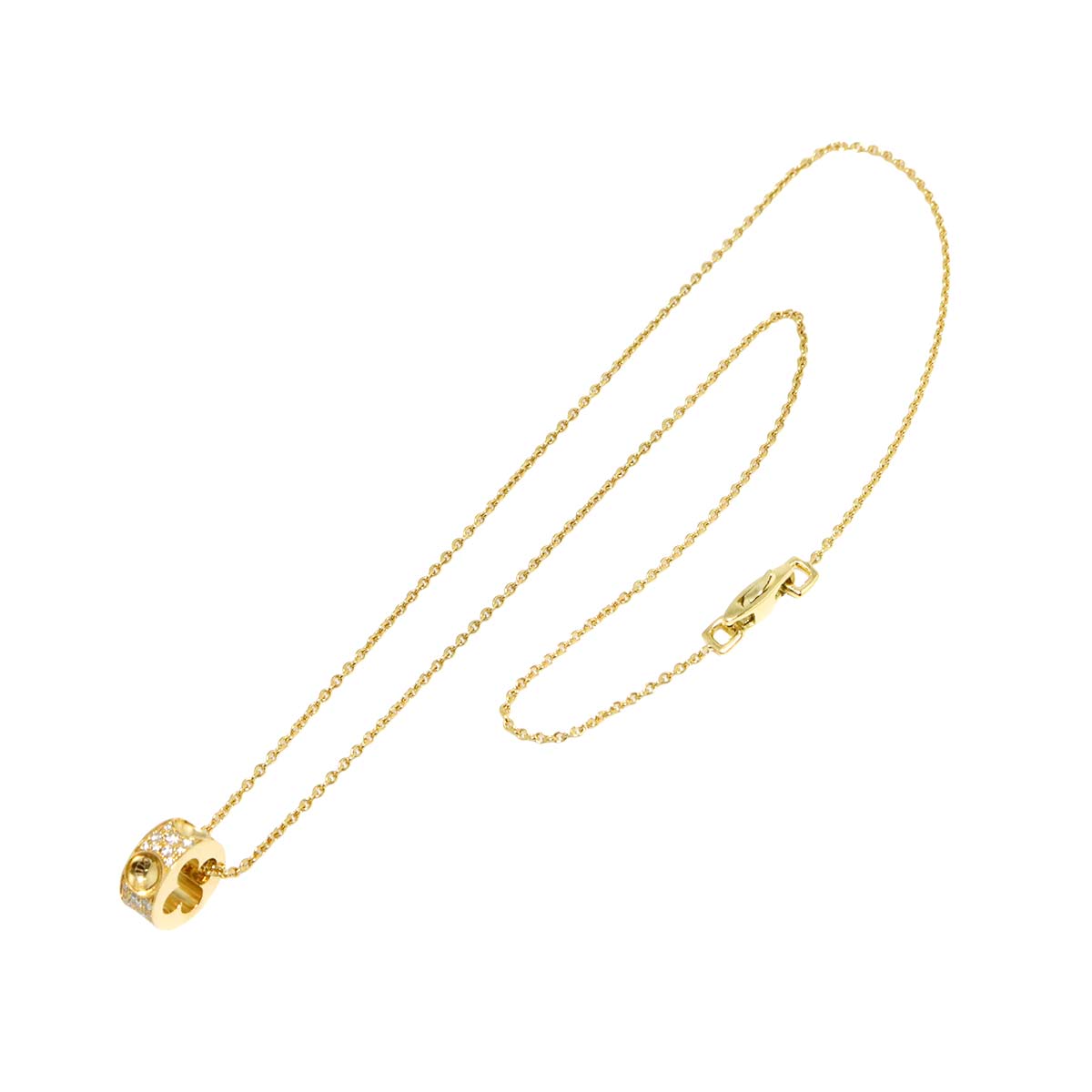Pandan Tiff Empreinte Diamond Necklace 18K YG 750