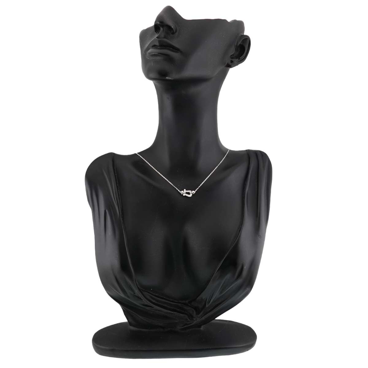 Force10 Diamond Necklace Small 18K White Gold 750