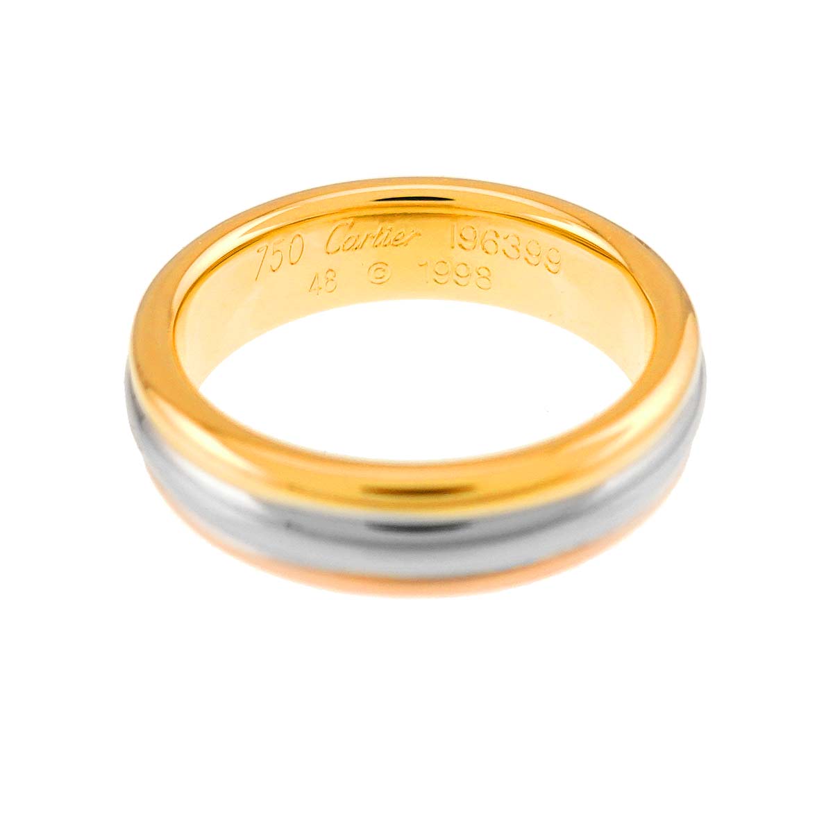 Vendome Ring 18K YG WG PG 750 size48 4.5(US)