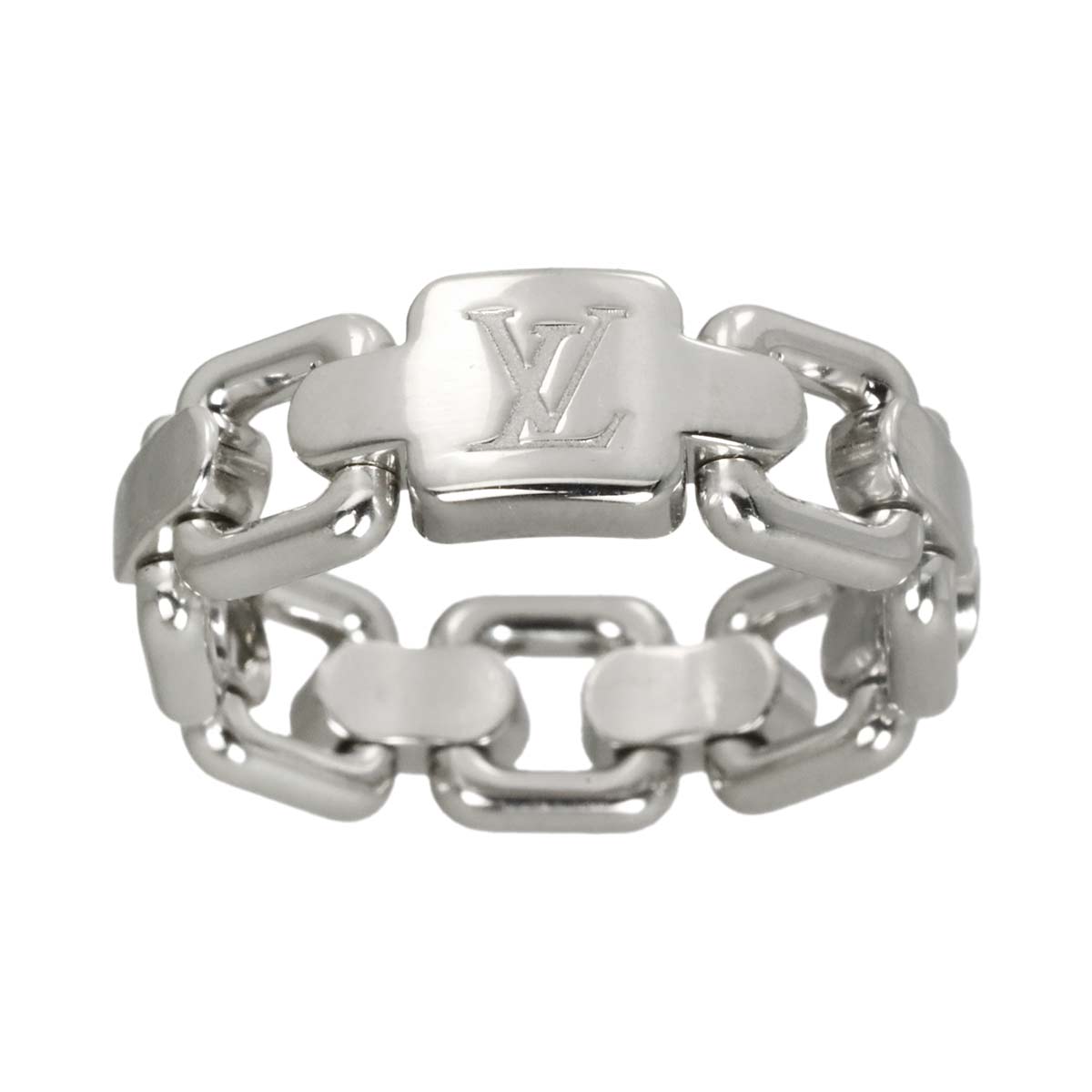 Berg Chain Ring 18K WG 750 size51 5.5-5.75(US)