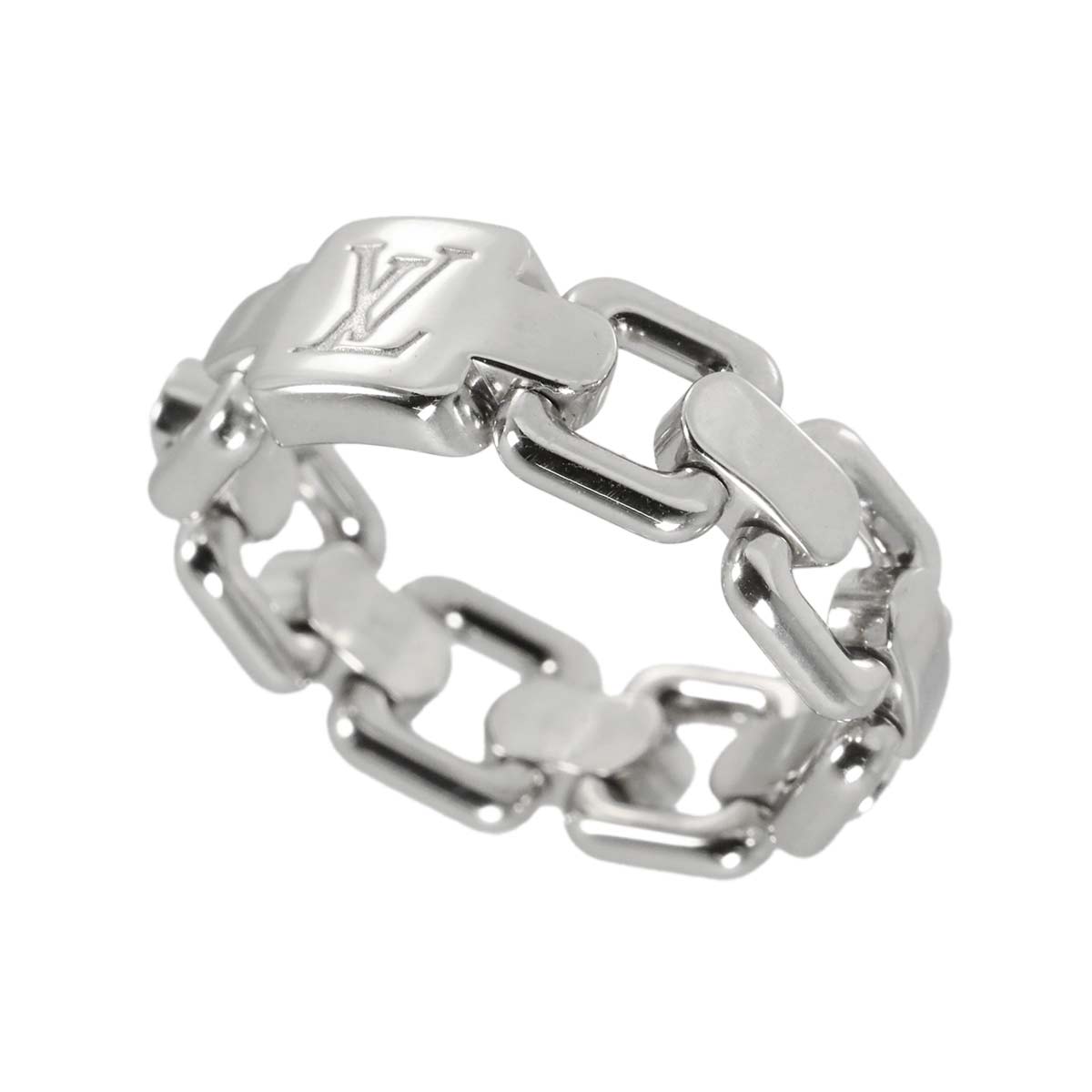 Berg Chain Ring 18K WG 750 size51 5.5-5.75(US)