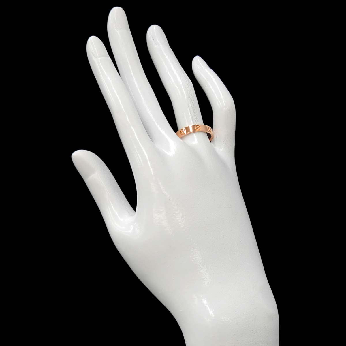 Mini Love Ring 18K Pink Gold 750 size57 7.5-7.75(US)