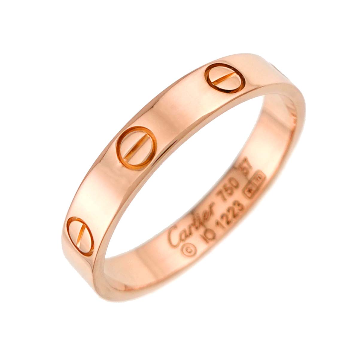 Mini Love Ring 18K Pink Gold 750 size57 7.5-7.75(US)