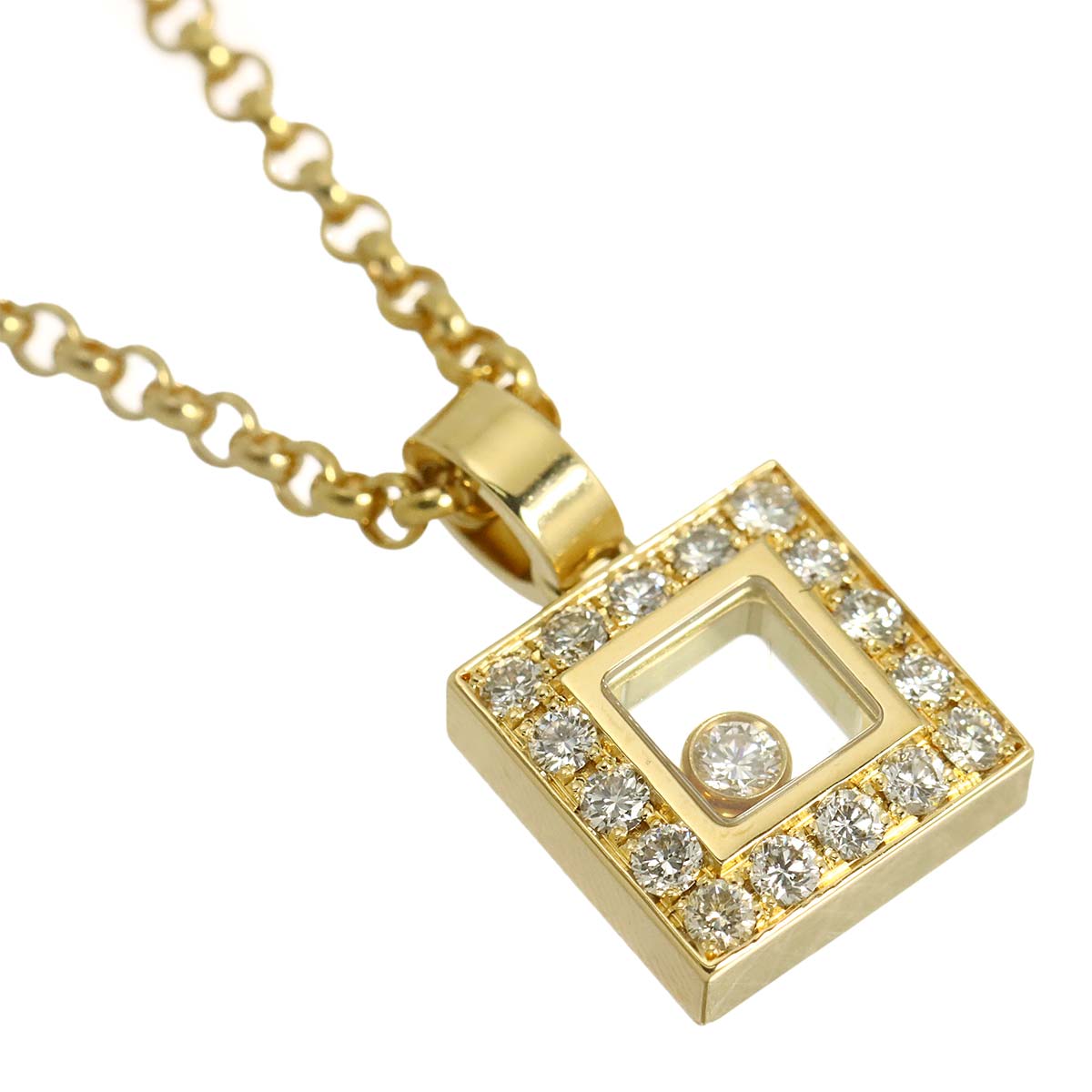 Happy Diamond Necklace 18K Yellow Gold 750