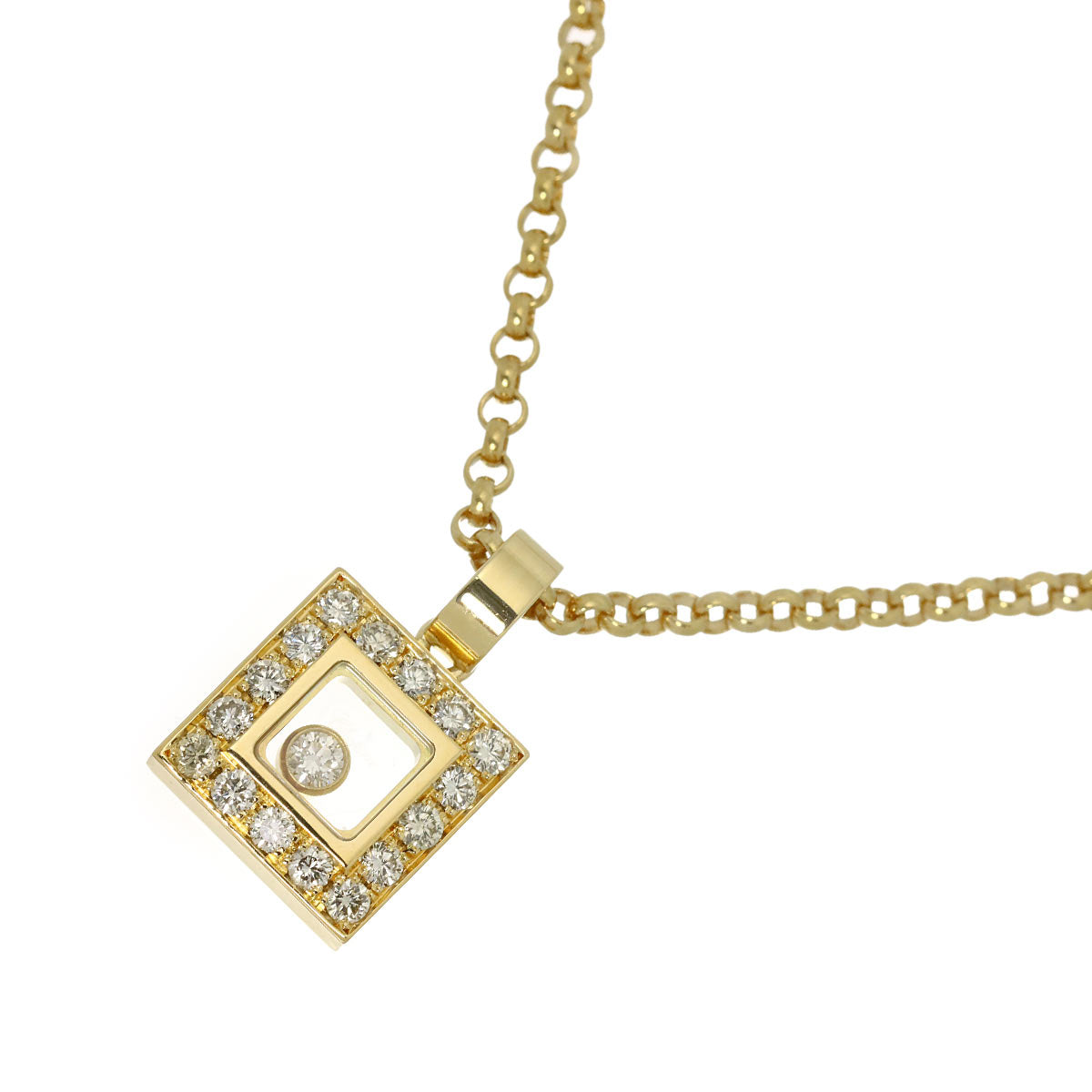 Happy Diamond Necklace 18K Yellow Gold 750
