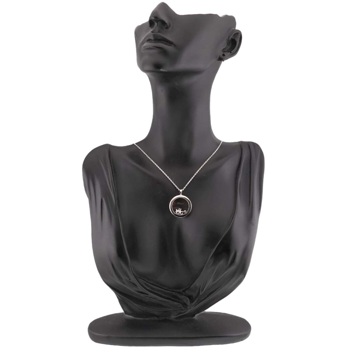 Happy Diamond Necklace 18K White Gold 750