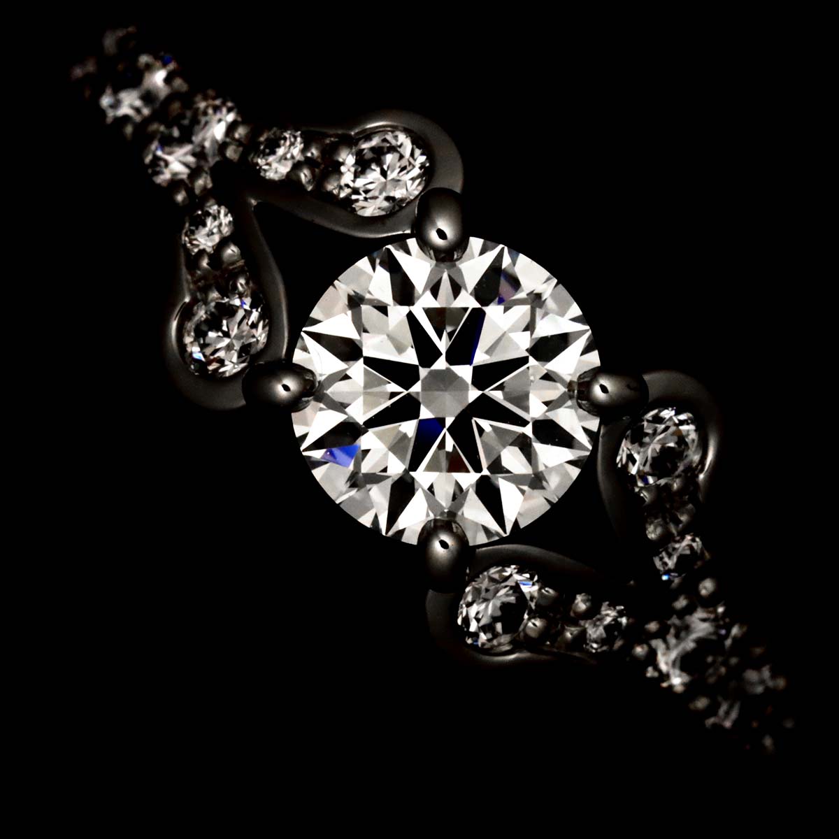 Ballerine Diamond 0.60ct G/VS1/3EX Ring Pt Size48 4.5(US)