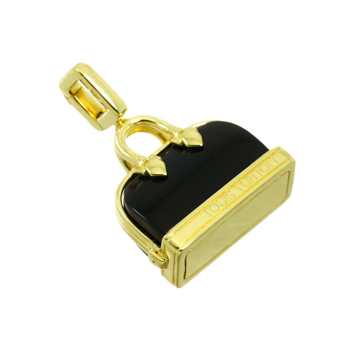 Alma Onyx Charm Pendant Top 18K YG 750