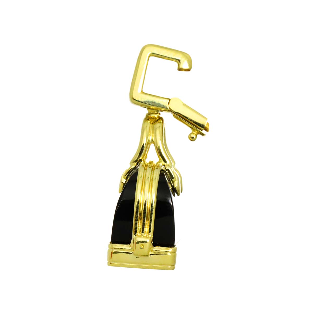 Alma Onyx Charm Pendant Top 18K YG 750