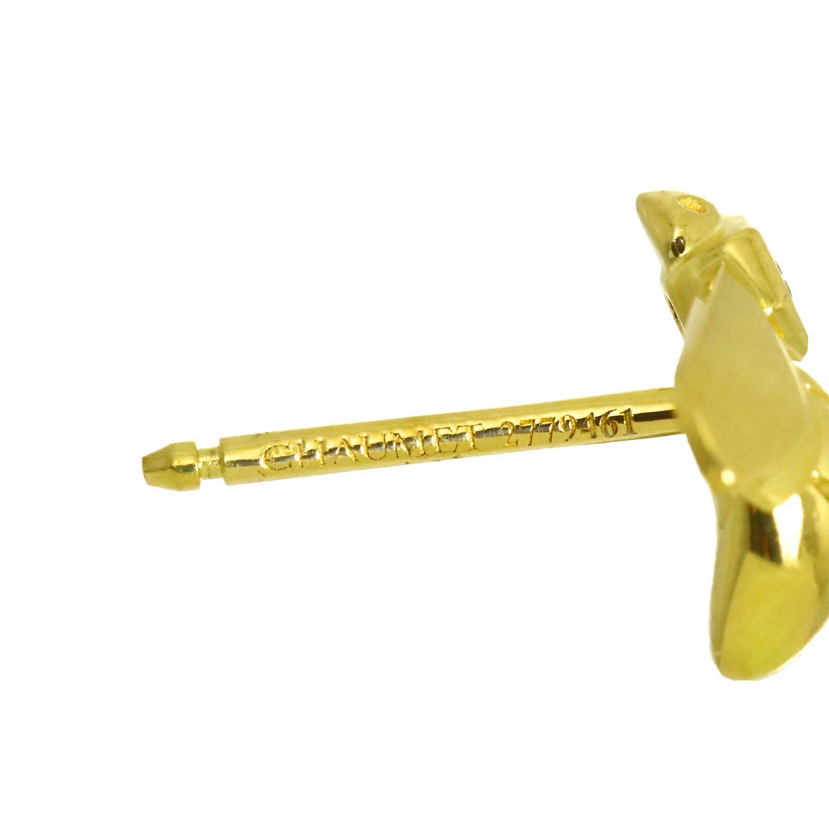 Bee de Diamond Earring Pierced 18K YG 750 One Piece only