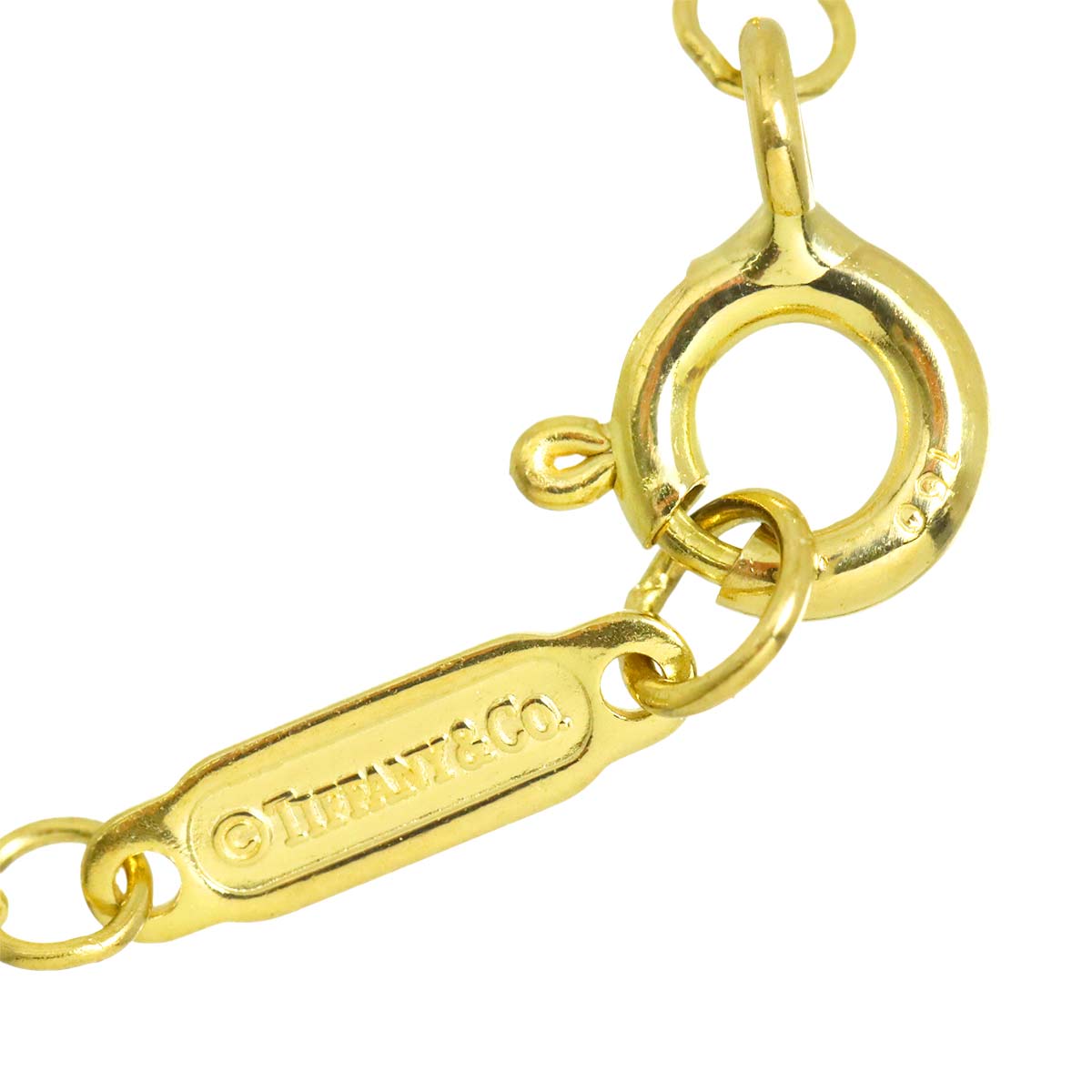 Dragonfly Diamond Necklace 18K Yellow Gold 750