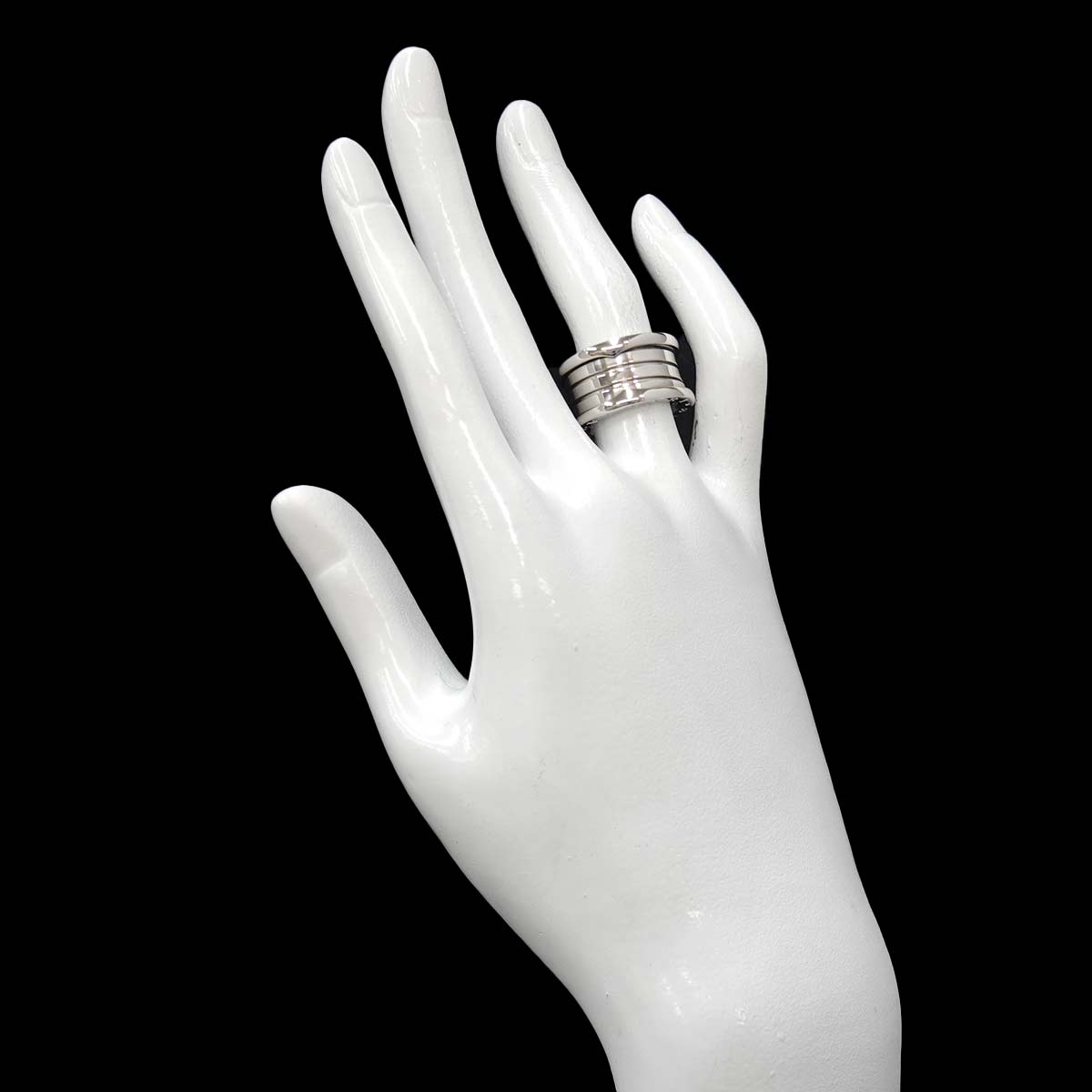 B-ZERO1 4 BAND Ring 18K White Gold 750 Size51 5.25(US)