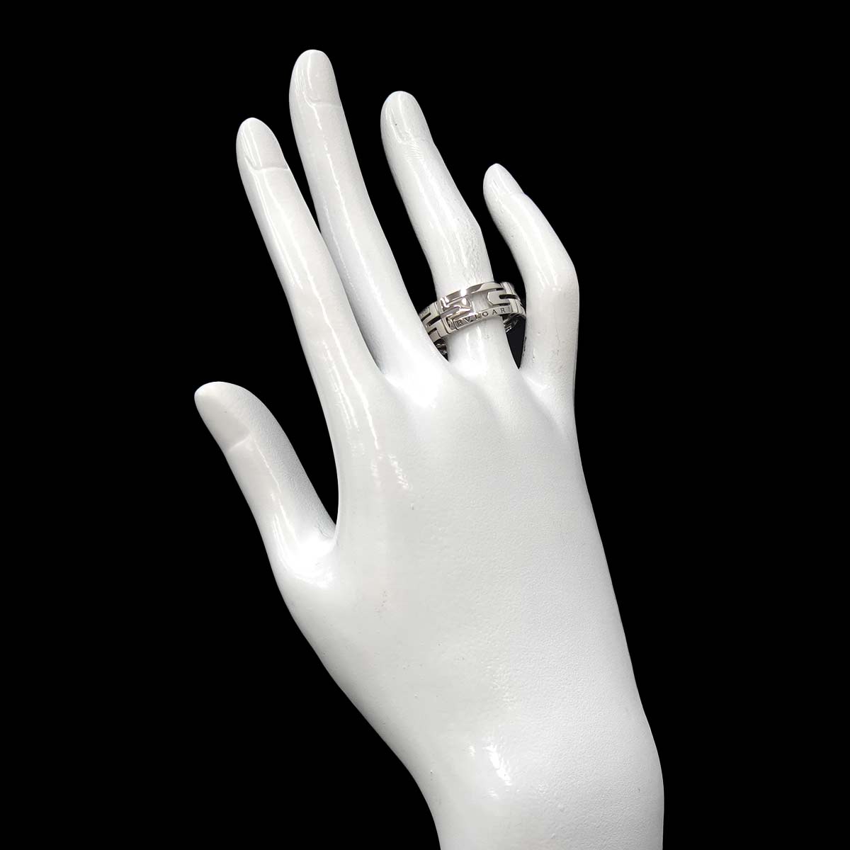 Parentesi Ring 18K White Gold 750 size62 9.5(US)