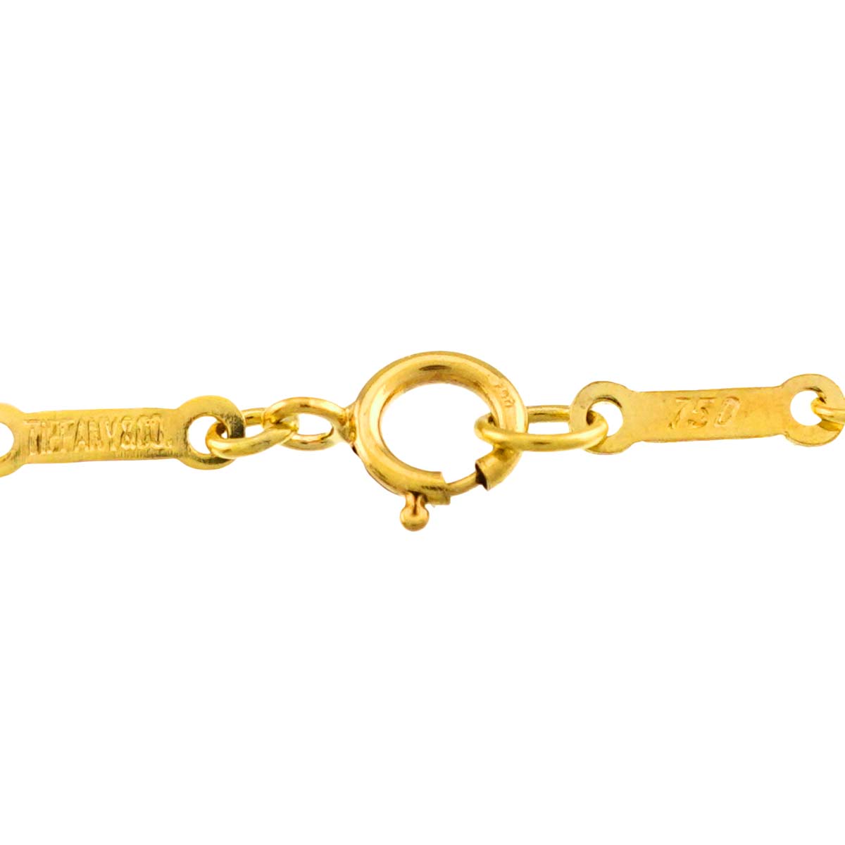 Open Heart Necklace 18K Yellow Gold 750