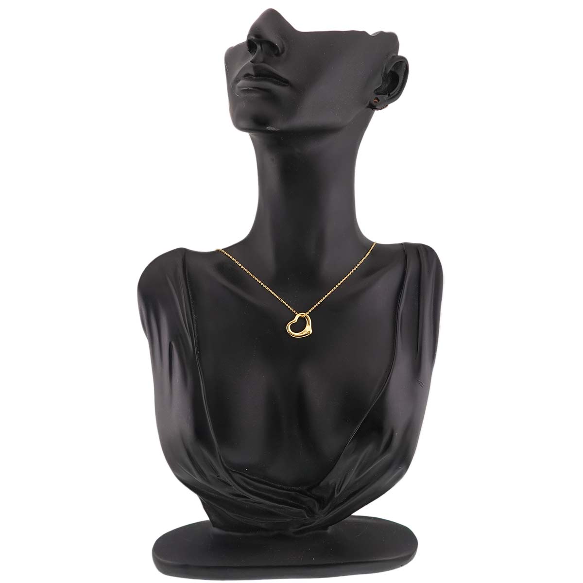 Open Heart Necklace 18K Yellow Gold 750