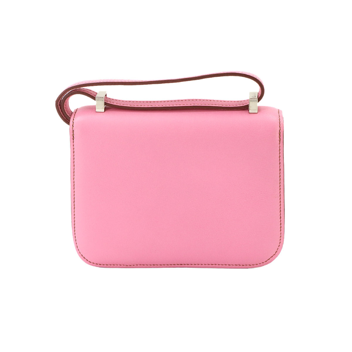 HERMES Constance Micro 14 Shoulder Bag Box Swift Pink Purse