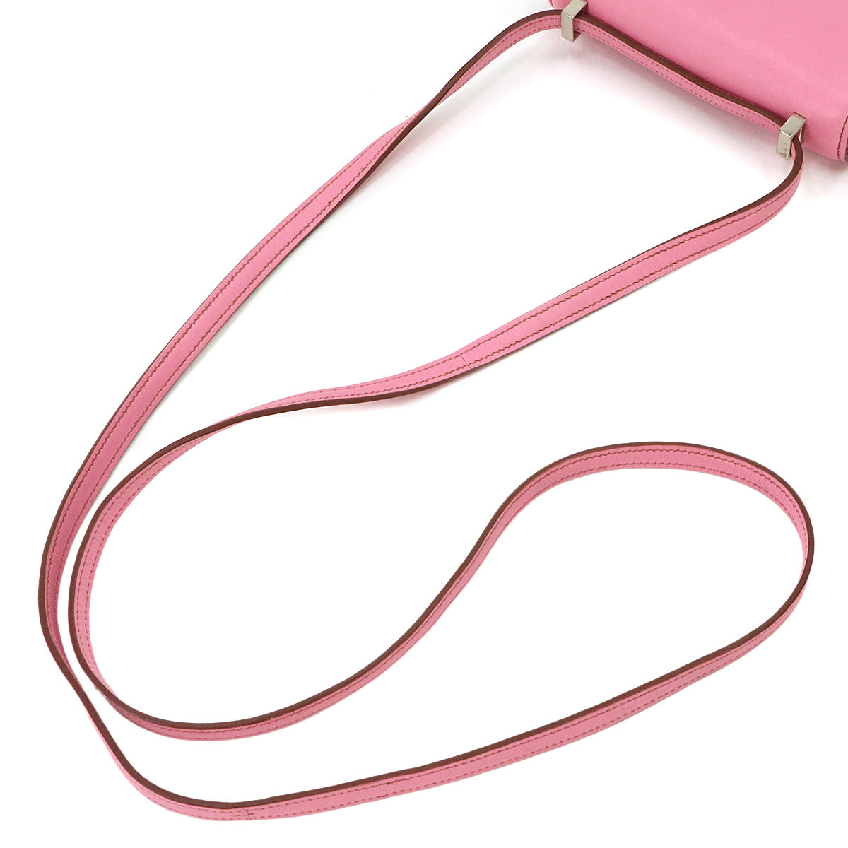 HERMES Constance Micro 14 Shoulder Bag Box Swift Pink Purse