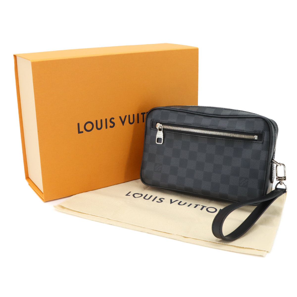 Damier Graphite Kasai Clutch N41664 Purse