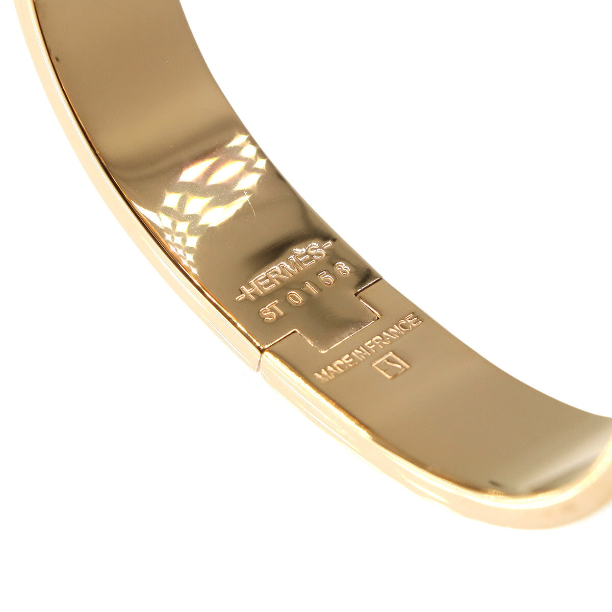 Clic H PM Bangle White Rose Gold Accessory